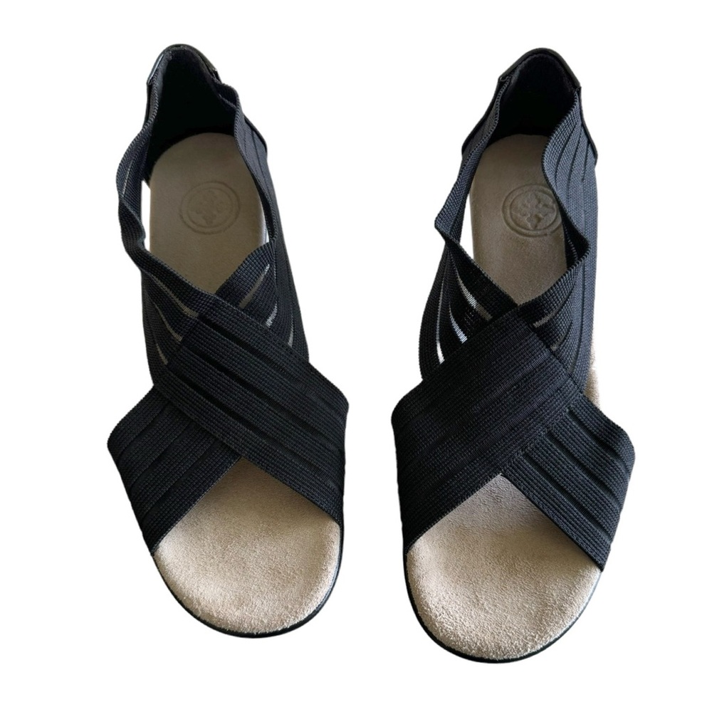 Charleston Shoe Co. Crawford Sandals Black Size 8